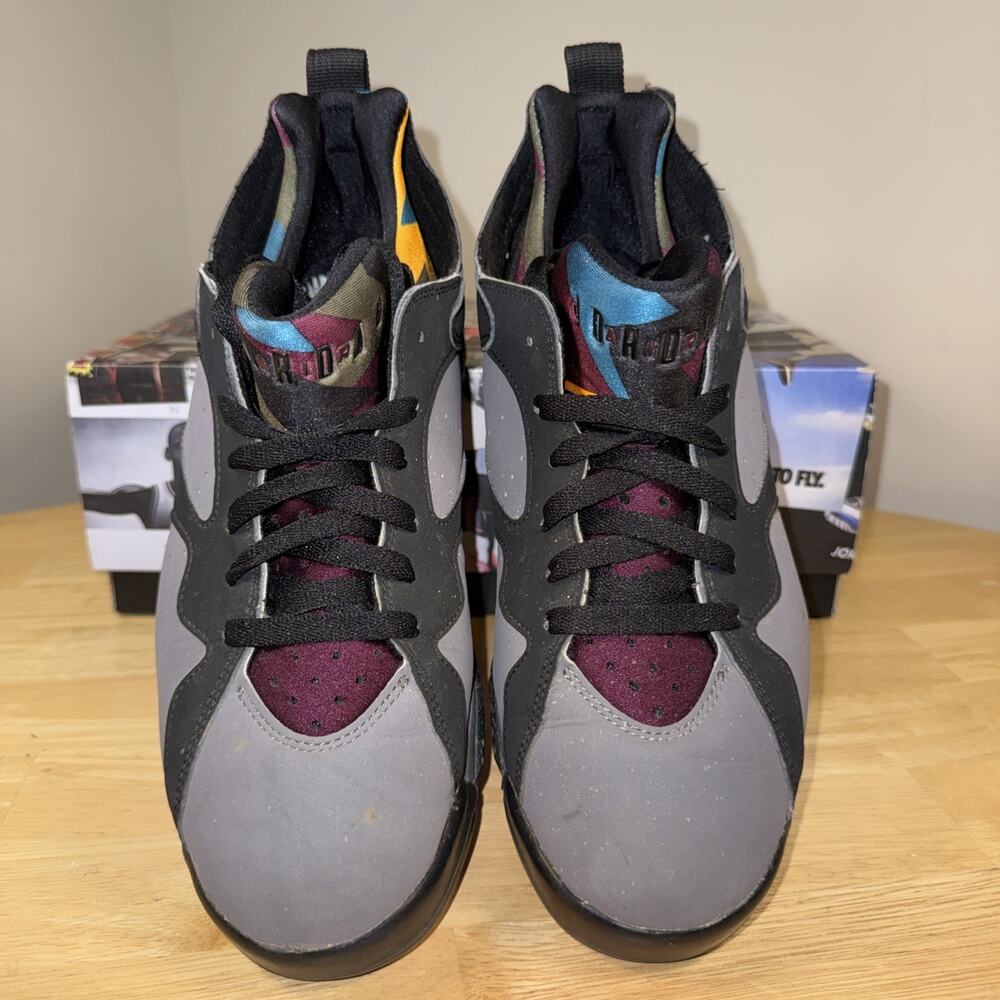RARE Air Jordan 7 Retro Low ‘Bordeaux’ Size 9.5 With Original Box - Picture 4 of 11